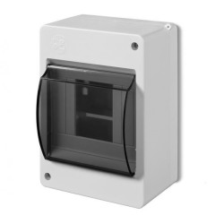 Rozdzielnica natynkowa MINI typ S 4-moduły z szybą 2304-11