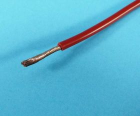 LIFY-0,50mm RED PRZEWÓD ELAST.100mb