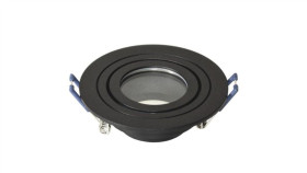 Oprawa Sufitowa Satino Ruchoma Czarna Ip54