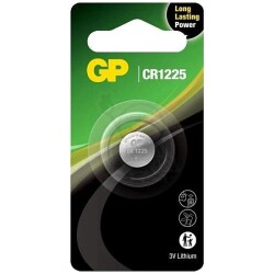 CR 1225 3V GP lithium 5255