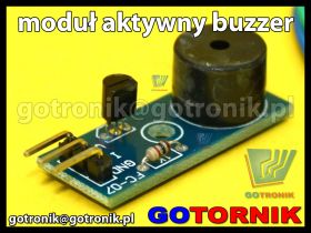 Moduł aktywny buzzer + przewody