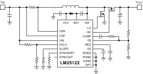 3-42-V wide VIN, synchronous boost controller with multiphase capability, AEC-Q100 qualified