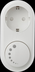 ECO-DIM.06 LED plug dimmer, 0 - 100 W, phase off (RC)