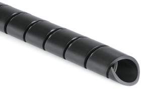 Cable bundle hose, bundle-Ø 5 to 20 mm, PE, black, 1 m, 161-41101
