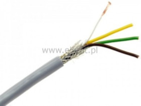 Kabel LIYCY 4 x 0,75 w ekranie linka CU