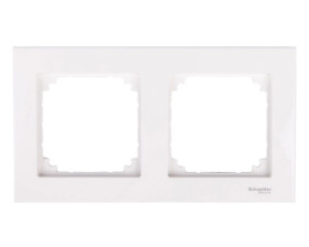 Merten M-Plan Ramka podwójna biel polarna MTN515219