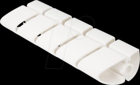 20803 Mounting element for cable duct 75 x 45 mm 5 pieces white