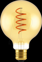 49075 LED lamp E27, 5 W, 250 lm, 1800 K, filament