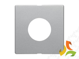 BERKER Q.1/Q.3/Q.7 Płytka czołowa do wyłącznika i sygnalizatora świetlnego E10 aluminium aksamit lakierowany 11246084 HAGER