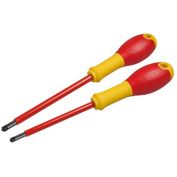 Stanley FMHT0-62649 FatMax&#xAE; VDE Insulated Borneo Pozi Scewdriver Set, 2 Piece