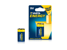 Bateria alkaliczna VARTA 9V ENERGY 1szt./bl.