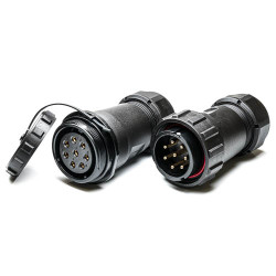 Złącze wielostykowe przemysłowe 8-pinowe Montaż na kablu Wtyczka, gniazdo RS PRO