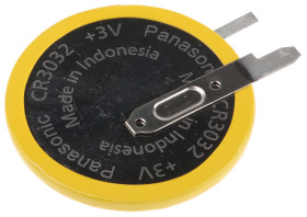 Bateria pastylkowa CR3032 Pin płytki drukowanej CR3032 500mAh 3V Lit-dwutlenek manganu