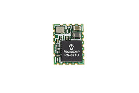 Układ Bluetooth typu SoC 4.2 9 x 11.5 x 2.1mm RN4871-I/RM130 -90dBm 0dBm