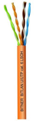 Kabel teleinformatyczny BiTLAN U/UTP kat.6 4x2x23AWG (0,54) 350MHz LSOH TI0049 klasa Dca-s2 d0 a1 /305m/