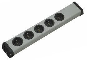 Listwa zasilająca, 250 V, 5 wtykowa Typ E – francuski Typ E - gniazdo francuskie