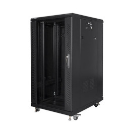 Szafa stojąca 19" 22U Lanberg, 600x800mm, czarna