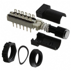 Littelfuse ZNE18FA200BKGN2UEE Pushbutton Switch DPDT 6A 250V