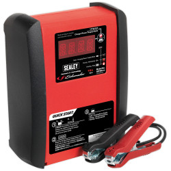 Sealey SPI15S Schumacher&#xAE; Intelligent Speed Charge Battery Charger 15A 12V
