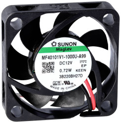 Sunon EF40101B2-1000U-A99 Wentylator osiowy 12 V/DC 9.34 m³/h (D x S x W) 10 x 40 x 40 mm