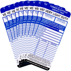 Scan TG1210 Tower Tag Inserts Pack Of 10