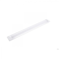 Oprawa ścienno sufitowa LED metalowa 18W 6000K 1100lm Biała IP20 Aluminium + PC 62x7,5x1,6cm VO1830