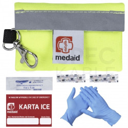 Brelok ratowniczy apteczka odblaskowa dla dzieci junior MEDAID