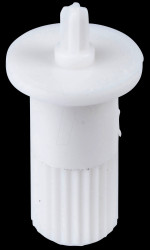 6025 Shaft for the ACP 6 series, ø 6 x 14.5 mm, white
