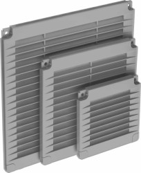 Kratka z zaślepkami 200x200 szary 02-320