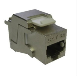 Beznarzędziowy moduł ekranowany Keystone 1xRJ45 WE8W, STP 360DEG, 568A/B, PowerCat 6A KSJ-00079