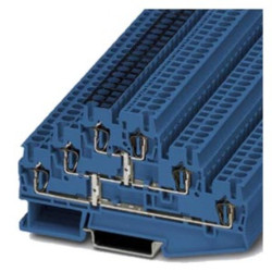 Zacisk do montażu na szynie DIN Siemens poziomy: 3 14AWGsprężynowa 8WH 500 V