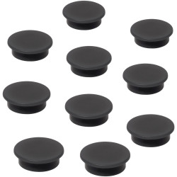 Sigel MU196 Magnet Pack Round Black 25 mm 10 pcs