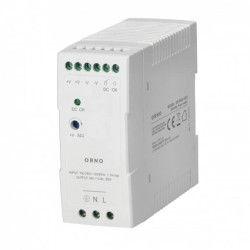Zasilacz przemysłowy, na szynę DIN, 24VDC, 2,5A, 60W, w plastikowej obudowie,OR-PSU-1663