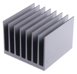 Radiator 76.1 x 57.15 x 76.1mm 1.88°C/W Kwadrat Uniwersalny Alu