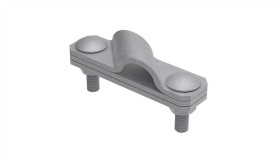 Złącze Krzyżowe Skośne Pręt-Bednarka 3-Elem. Stal Ocynkowana Ogniowo 116.1.2...