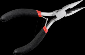 77098 Semi-round flat-nose pliers length 125 mm