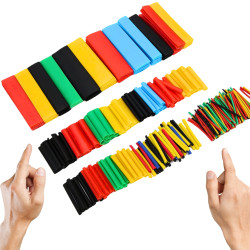 Koszulki termokurczliwe MEGA zestaw 328 szt osłonki izolacyjne rurki kabli