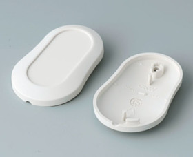 ABS enclosure, (L x W x H) 51 x 32 x 13 mm, gray white (RAL 9002), B9002907