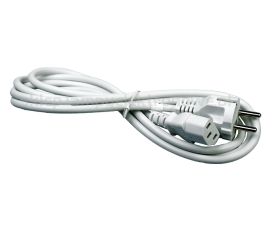 Kabel zasilający z wtykiem komputerowym 2.0 m biały