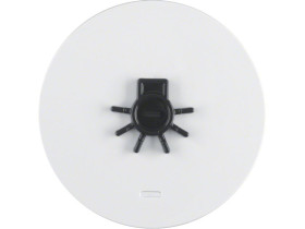 BERKER R.1/R.3 Klawisz z soczewką i wypukłym symbolem "światło" biały 16512049 HAGER