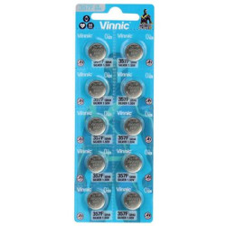 10 x bateria srebrowa mini Vinnic 357 / SR44W / SR44