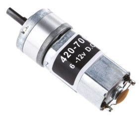 Motoreduktor DC, 240 mA, 1,36 W, 2000 obr./min, 65 gcm, RS PRO
