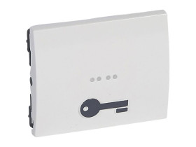 SISTENA LIFE Klawisz Arctic z symbolem klucza do mechanizmów podświetlanych 771011 LEGRAND