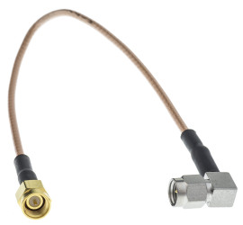 Kabel koncentryczny złącze A SMA złacze B SMA długość 250mm typ kabla RG316 Z zakończeniem