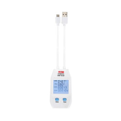 Miernik napięcia i prądu z USB i USB-C UT-658Dual UNI-T LCD tester gniazd