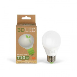 Żarówka LED 8W E27 Kulka 710lm Ciepła 3000K / GP022C08