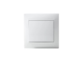 Łącznik pojedynczy LUNA, 10AX-250V~, biały