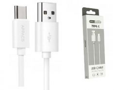KABEL USB C APPACS 1M 2,1A BIALY