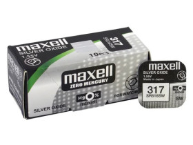 Bateria srebrowa Maxell 317 / SR516SW / SR62