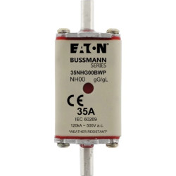 Wkładka bezpiecznikowa, nożowa, LV, 35 A, AC 500 V, 120 kA, NH00, gL/gG, IEC, 35NHG00BWP
